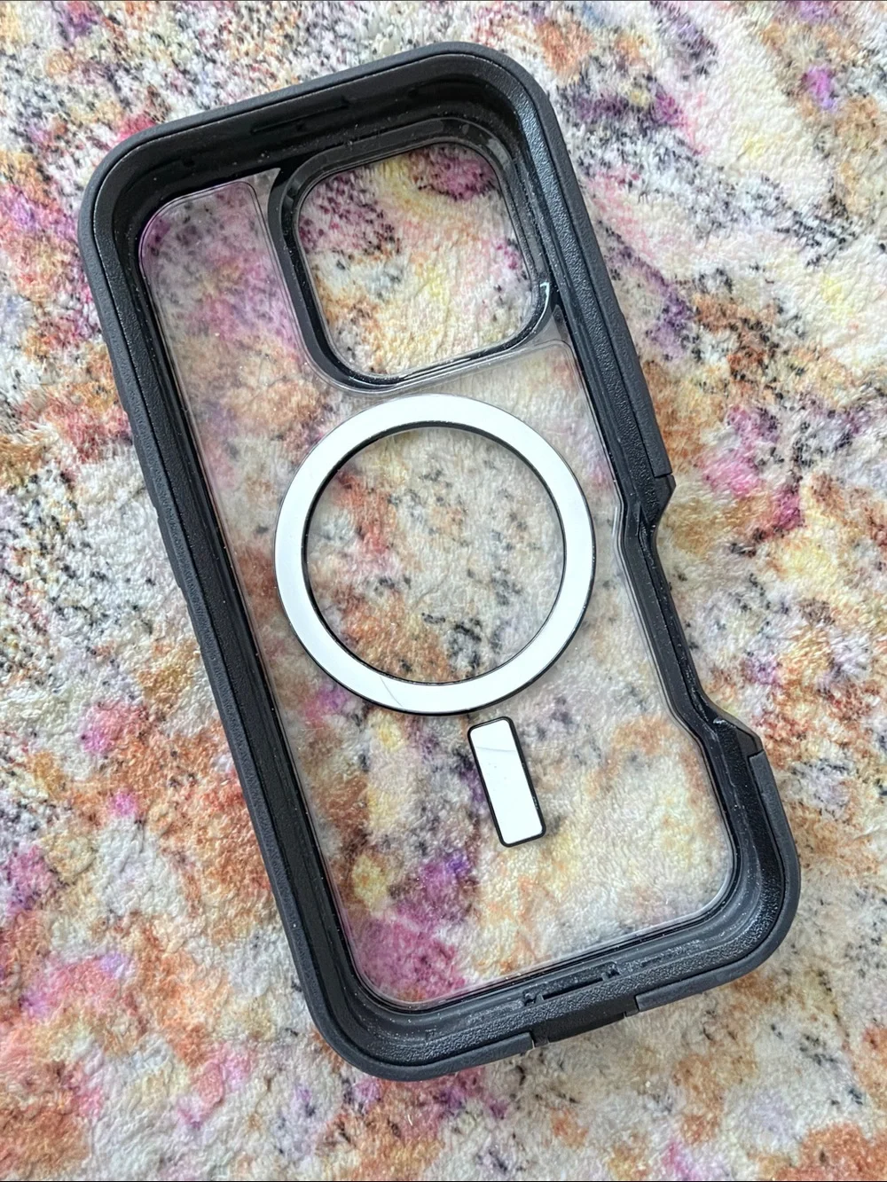 Otterbox Apple iPhone 16Pro Clear Protective Phone Case with Black Bumper